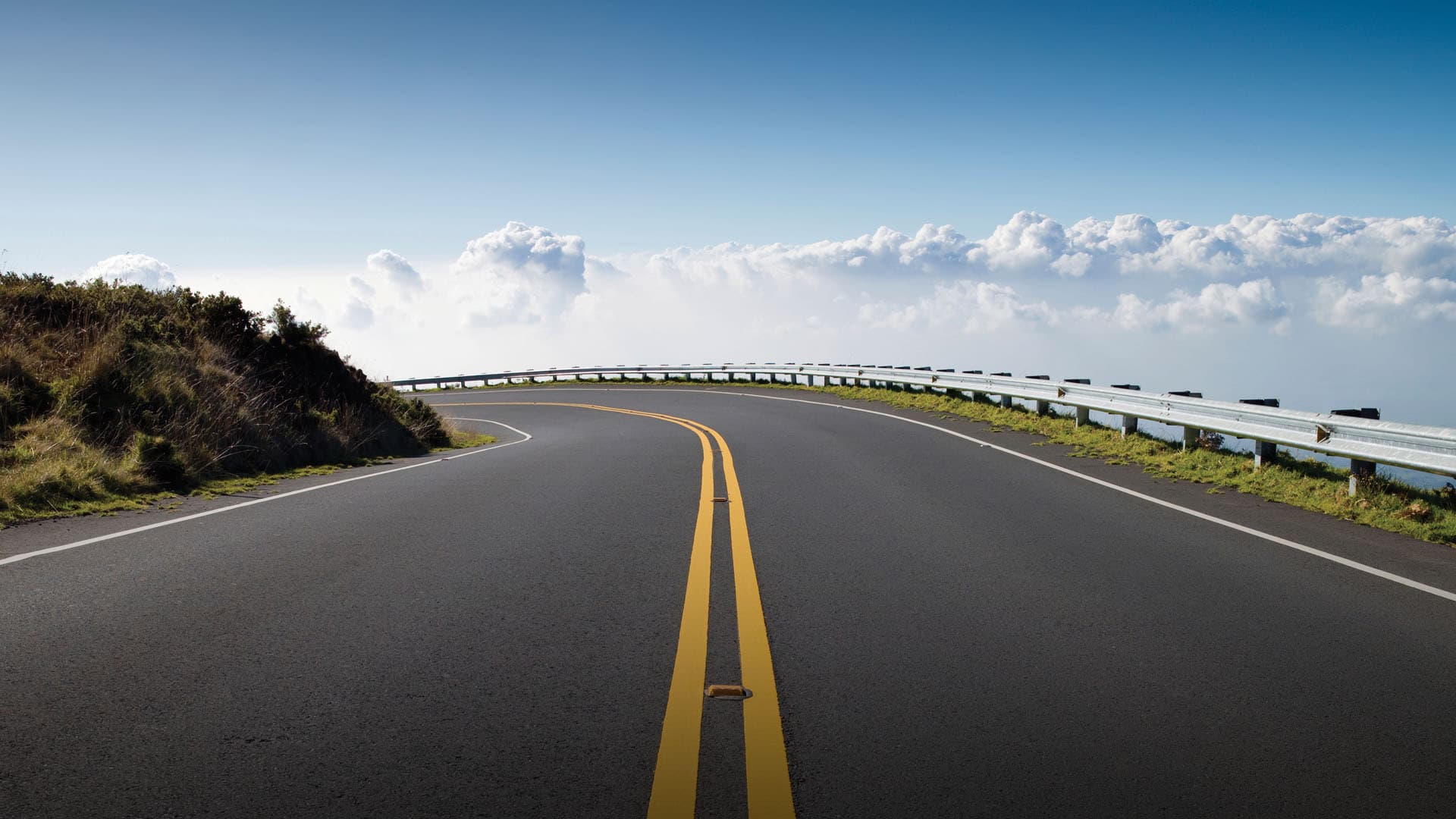 Sunset over desert rock formations