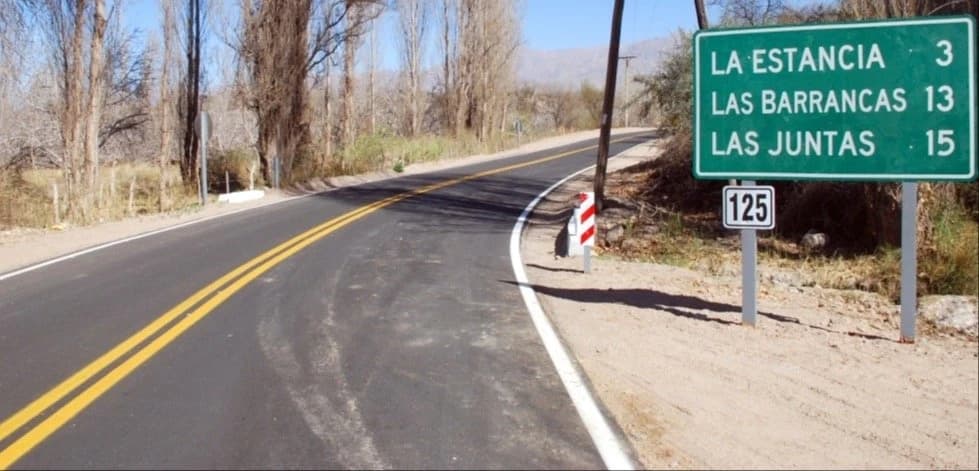 Señalización vial instalada en corredor de ruta